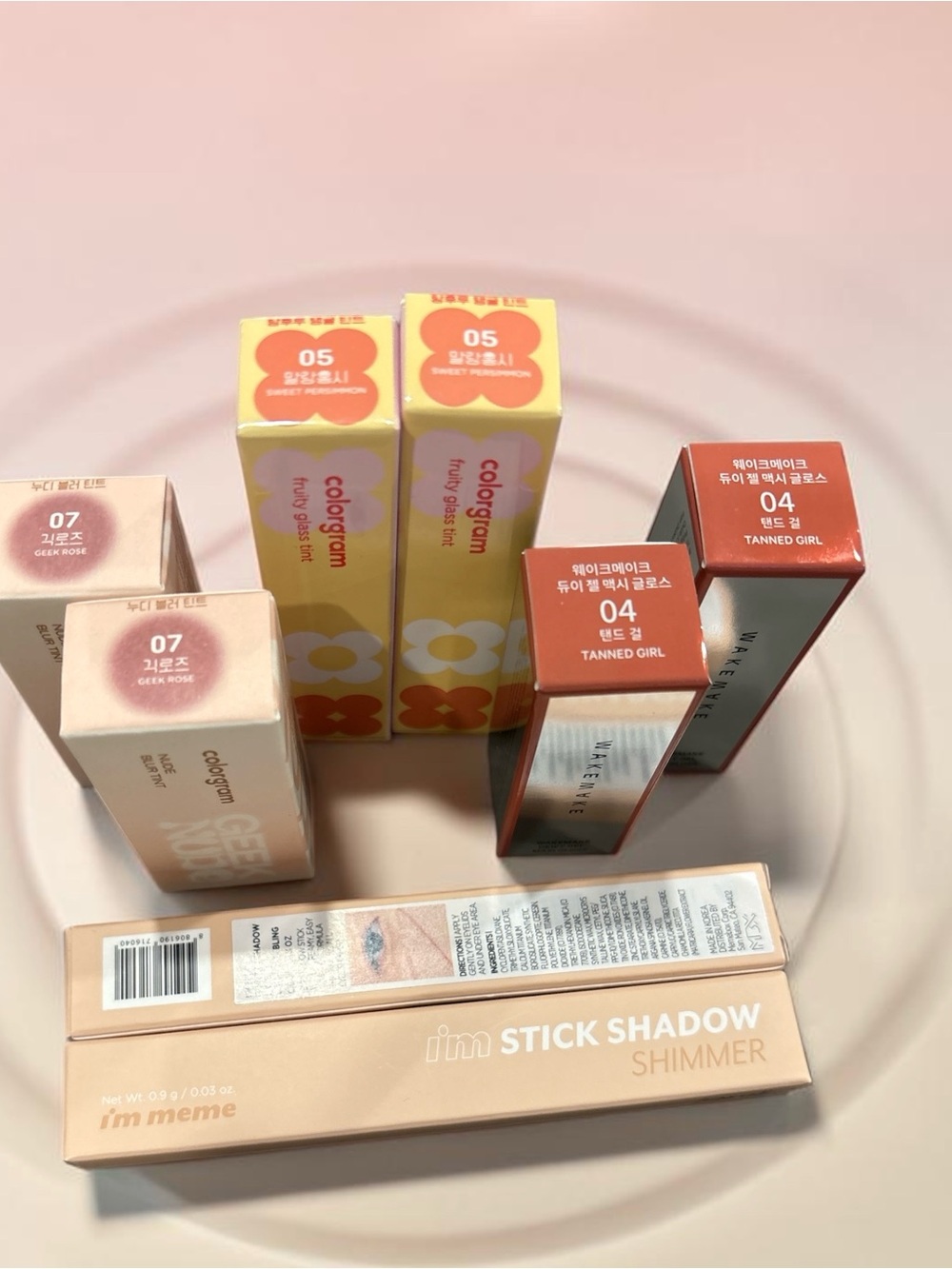 I'm Me Stick Shadow Shimmer, Colorgram, Wakemake Bundle